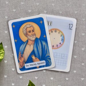 Karty z Apostołami — laminowane karty do nauki cyfr - obrazek 3